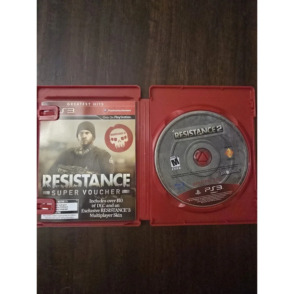 Resistance‎ 2 (Sony PlayStation 3, PS3, 2008) Greatest Hits TESTED